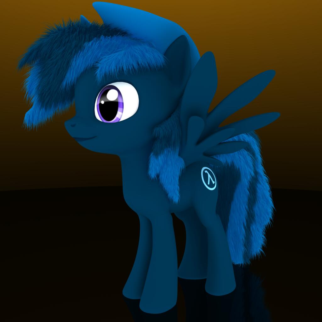 MLP Blue Lambda (blue_lambda-001)