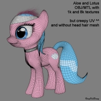 MLP Download (aloe_and_lotus_obj_mtl)